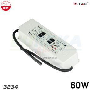 LED Plastic SLIM Power Supply - 60W 12V IP67