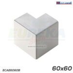 Angolo est. per canale dim. 60x60 bianco