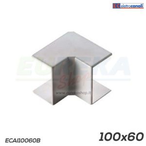 Angolo int. per canale dim. 100x60 bianco