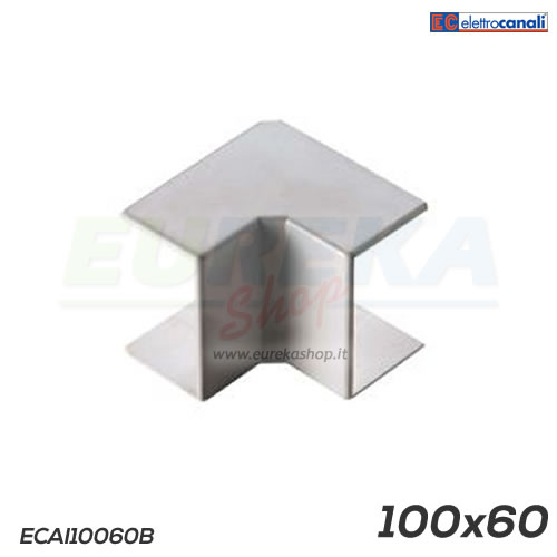 Angolo int. per canale dim. 100x60 bianco