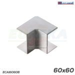 Angolo int. per canale dim. 60x60 bianco