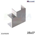 Angolo piano per minican. dim. 15x17 bianco