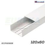 Canale portacavi dim. 120x60 bianco
