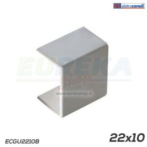 Giunto lineare minicanale dim. 22x10 bianco