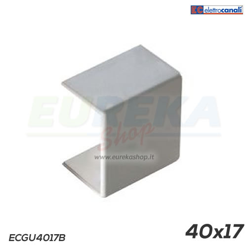Giunto lineare minicanale dim. 40x17 bianco