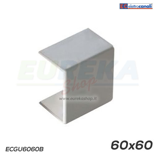 Giunto lineare per canale dim. 60x60 bianco
