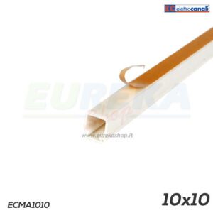 Minicanale cop. cern. fondo autoad. 10x10 B