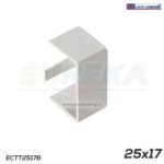 Tappo term. minicanale dim. 25x17 bianco