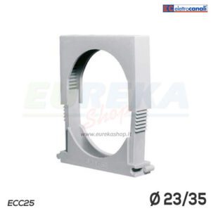 Clips fissatubo a morsetto 23/35