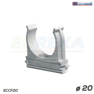 Clips fissatubo a scatto dim. 20