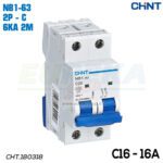 NB1-63/C16-2P-6 -INT MT 2P 16A CURVA C 6KA