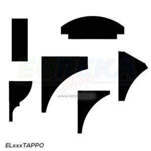 Tappo di chiusura laterale per veletta EL301