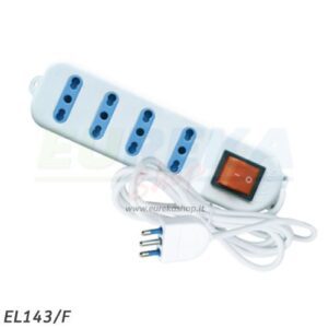 MULTIPRESA 4BPRESE 10/16A 2P+T CAVO 1,5MT 3x1, 5mm SPINA 16A