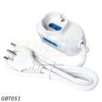 MULTIPRESA 1 SCHUKO 2BPRESE 10/16A 2P+T CAVO 1,5MT 3x1mm SPINA 16A CON INTERR.