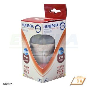 Lampadina LED 9W E27 A60 - Calda 3000K - CHIP SAMSUNG