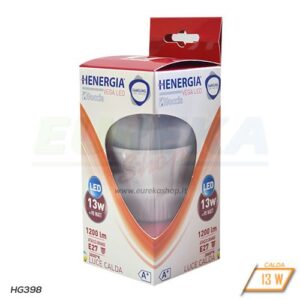 Lampadina LED 13W E27 A65 - Calda 3000K - CHIP SAMSUNG