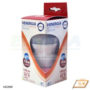 Lampadina LED 15W E27 A65 - Calda 3000K - CHIP SAMSUNG