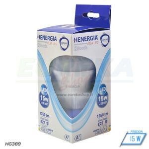 Lampadina LED 15W E27 A65 - Fredda 6500K - CHIP SAMSUNG