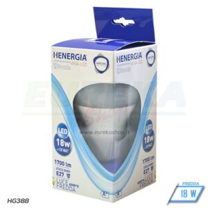 Lampadina LED 18W E27 A80 - Fredda 6500K - CHIP SAMSUNG