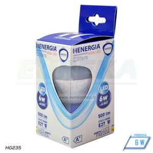 Lampadina LED 6W E27 G45 - Fredda 6500K - CHIP SAMSUNG