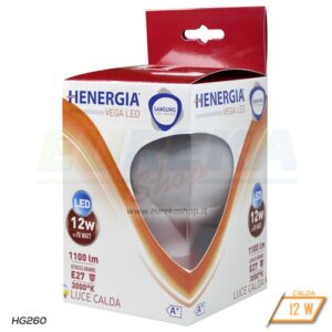 Lampadina LED 12W E27 G95 - Calda 3000K - CHIP SAMSUNG