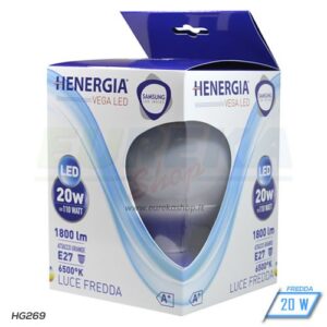 Lampadina LED 20W E27 G120 - Fredda 6500K - CHIP SAMSUNG