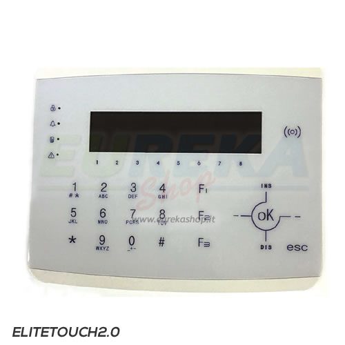 18295 Tastiera via filo touch pad capacitiva