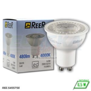 Lampadina LED 6,5W GU10 110° 4000K