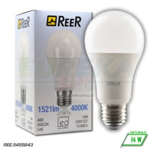 Lampadina LED 14W E27 A60 4000K