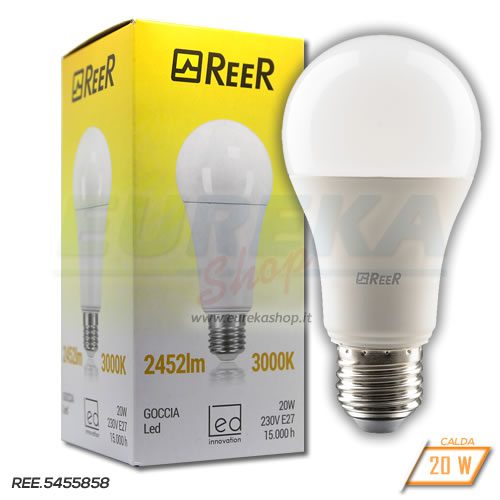 Lampadina LED 20W E27 A60 3000K