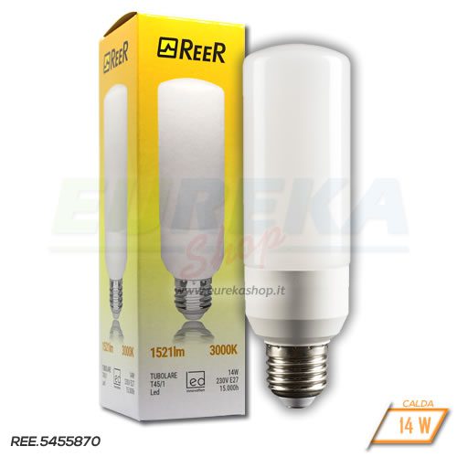 Lampadina LED 14W E27 T45/1 3000K