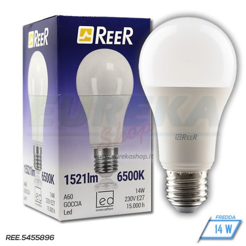 Lampadina LED 14W E27 A60 6500K