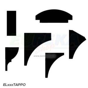 Tappo di chiusura laterale per veletta EL702