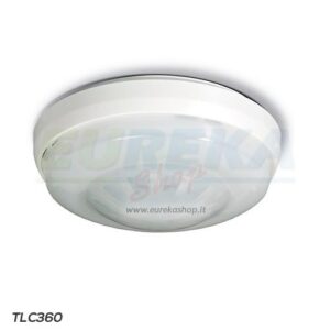 Sensore filare PIR a soffitto 20mt/360° H3,6mt per interni