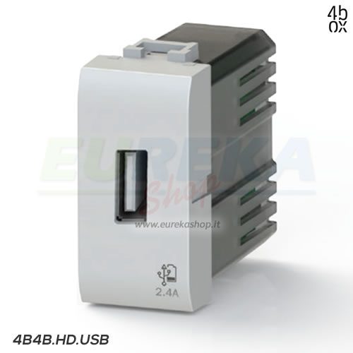 USB 2.1A PER BTICINO AXOLUTE BIANCO