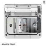 WIDE IP55 BIANCO CON SCHUKO BIVALENTE