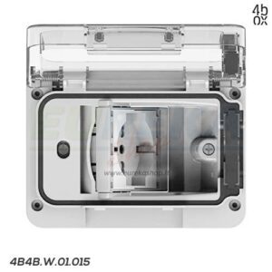 WIDE IP55 BIANCO CON SCHUKO BIVALENTE