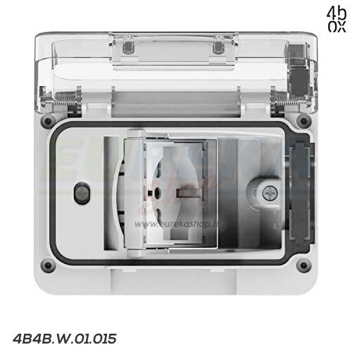 WIDE IP55 BIANCO CON SCHUKO BIVALENTE