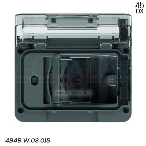 WIDE IP55 ANTRACITE CON SCHUKO BIVALENTE