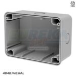 SCATOLA DA PARETE IP67 PER WIDE RAL7035