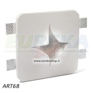 PORTAFARETTO IN GESSO PER LAMPADINE GU10 E GU5.3 - ART48