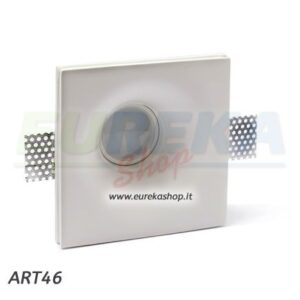 PORTAFARETTO IN GESSO PER GU10 133x133x45 mm - ART46