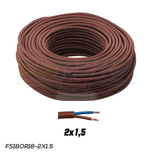 CAVO FS18OR18 300/500V 2X1.5