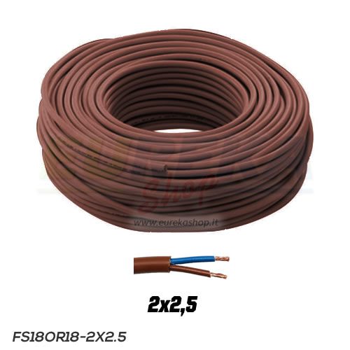 CAVO FS18OR18 300/500V 2X2.5