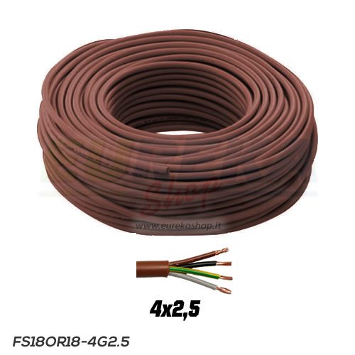 CAVO FS18OR18 300/500V 4G2.5