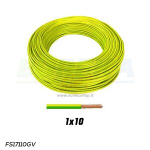 CAVO FS17 1X10 GIALLO/VERDE