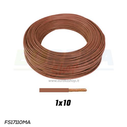 18513 CAVO FS17 1X10 MARRONE