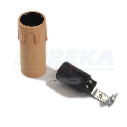 P.de E14 a candela H 65 antichizzato