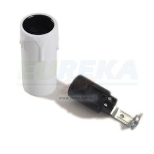 P.de E14 a candela H 65 bianco