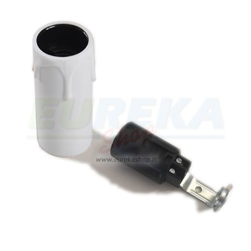 P.de E14 a candela H 65 bianco